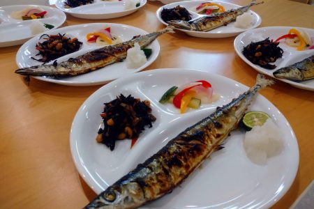 【今月のランチ】秋刀魚の塩焼き定食🐟